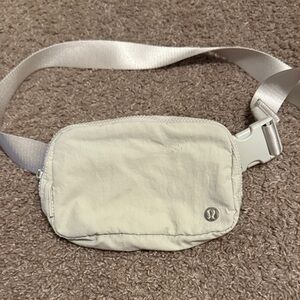 lululemon athletica Cream Belt Bag
